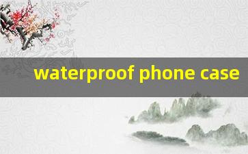 waterproof phone case